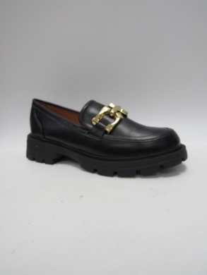 Mokasyny damskie na płaskim (36-41) W-208 BLACK