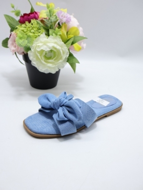 Klapki damskie na płaskim (36-41) LX9614 BLUE