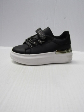 Buty sportowe dziewczęce (24-29) C908 BLACK/GUN