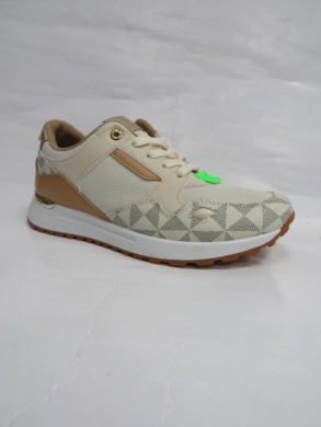 Buty sportowe damskie na płaskim (36-41) 0-748 BEIGE