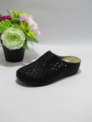 Klapki damskie na koturnie (36-42) 92309-1 BLACK