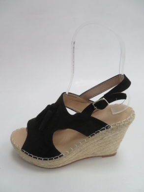 Sandały Damskie na koturnie (36-41) FL67 BLACK