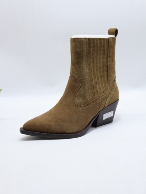 Botki damskie na obcasie (36-41) 6350A CAMEL