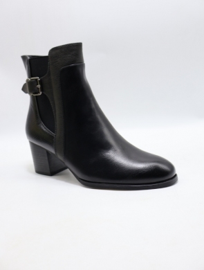 Botki damskie ocieplane na obcasie (36-41) YCC-123 BLACK