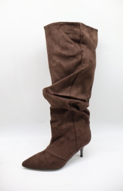 Kozaki damskie na szpilce (36-41) 52226 BROWN