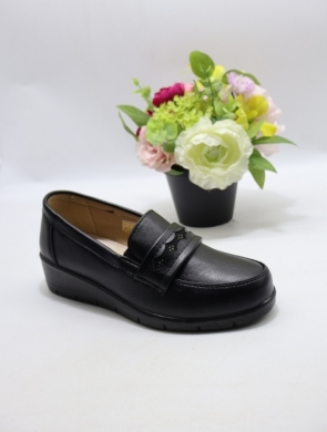 Półbuty damskie na płaskim (36-41) C-08 BLACK