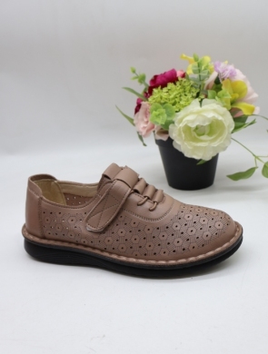 Półbuty damskie na płaskim (36-41) 60775-7 KHAKI