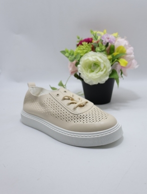 Buty sportowe damskie na płaskim (36-41) 777-1 BEIGE
