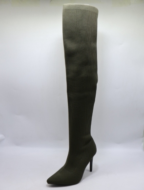 Kozaki damskie na szpilce (36-41) JRX2211 GREEN