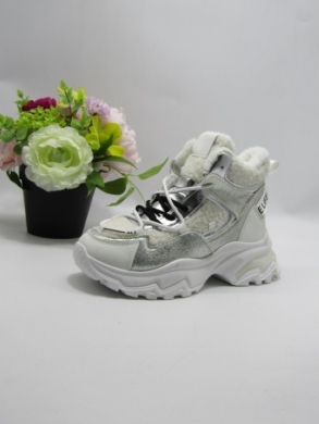 Buty sportowe damskie ocieplane (36-41) AF23-221 WHITE