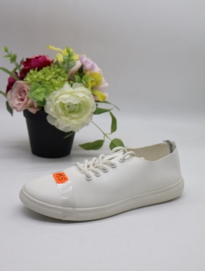 Buty sportowe damskie na płaskim (36-41) TD007 WH/WH
