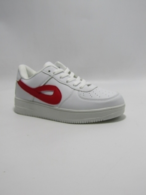 Buty sportowe damskie na płaskim (36-41) DN91 WH/RED