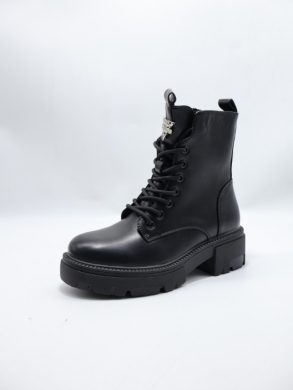 Botki damskie ocieplane na obcasie (36-41) SA3155-1 BLACK
