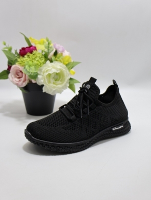 Buty sportowe damskie na płaskim (36-41) ADQ115-1 BLACK