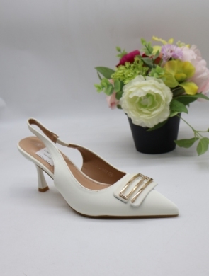 Sandały damskie na szpilce (36-41) LL062 WHITE
