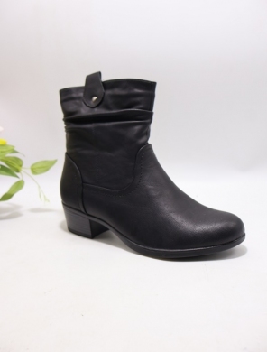 Botki damskie ocieplane na obcasie (36-41) 8681-1