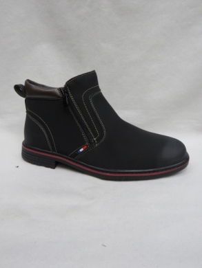 Botki męskie ocieplane (40-46) 9366-1 BLACK