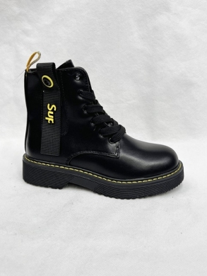 Trapery dziewcęce ocieplane (27-32) A131A BLACK/YELLOW