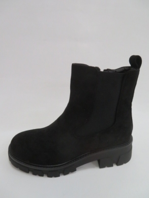 Botki damskie jesienne na płaskim (36-41) NC1166 BLACK