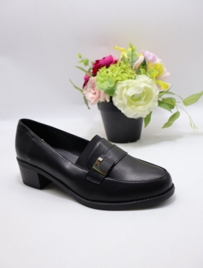 Półbuty damskie na obcasie (36-41) 1544 BLACK