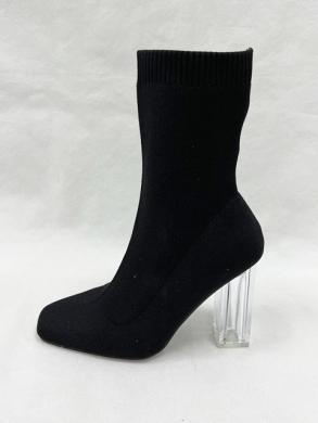 Kozaki damskie na obcasie (36-41) HB329 BLACK