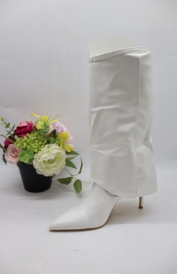 Kozaki damskie na szpilce (36-41) X8433 WHITE