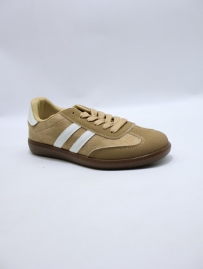 Buty sportowe damskie na płaskim (36-41) 77663-4 KHAKI