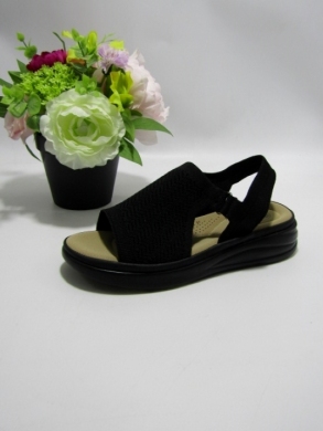 Sandały damskie na płaskim (36-41) K22-05 BLACK