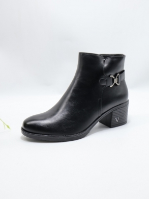 Botki damskie ocieplane na obcasie (36-41) YCC-78 BLACK