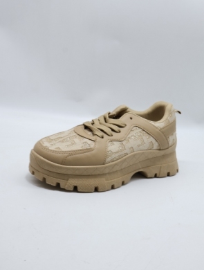 Buty sportowe damskie na płaskim (36-41) VL172 KHAKI