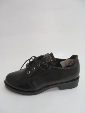 Półbuty damskie na płaskim (36-41) 723 BLACK