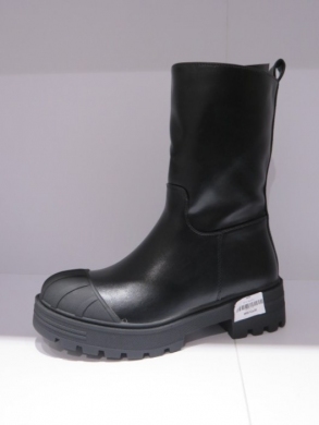 Botki damskie na płaskim (36-41) Q717 BLACK