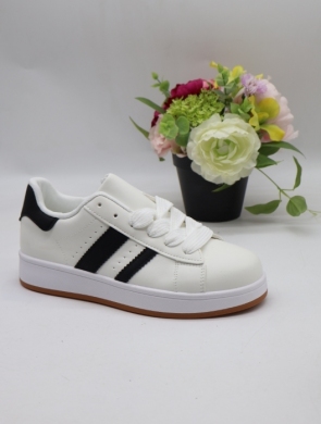 Buty sportowe damskie na płaskim (36-41) A-123 WHITE