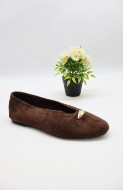 Baleriny damskie (36-41) 77-741 BROWN