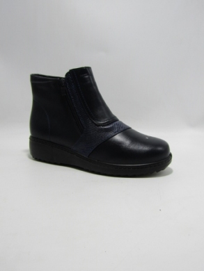Botki damskie ocieplane na płaskim (36-42) 8141-6 BLUE