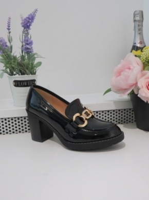 Półbuty damskie na obcasie (36-41) SA6199 BLACK