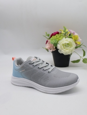 Buty sportowe damskie na płaskim (36-41) LXC8631-H LGREY/SKY.BLUE