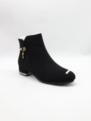 Botki damskie ocieplane na obcasie (36-41) DX2330 BLACK