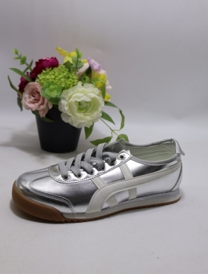 Buty sportowe damskie na płaskim (36-41) A512 SILVER
