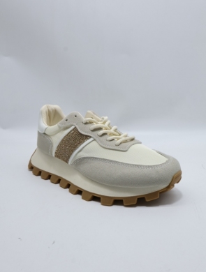 Buty sportowe damskie na płaskim (36-41) 88-120 BEIGE