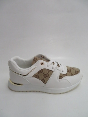 Buty sportowe damskie na płaskim (36-41) JL-402 WHITE