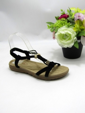 Sandały damskie na płaskim (36-41) 099-1 BLACK