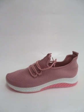 Buty sportowe damskie na płaskim (36-41) W026P PINK
