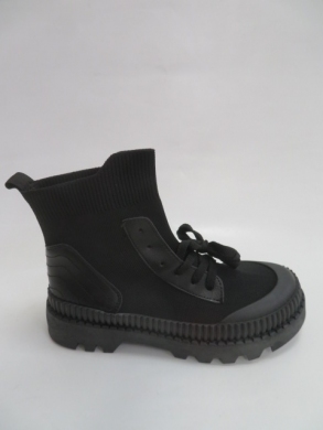 Sneakersy damskie wysokie (36-41) HY288 BLACK