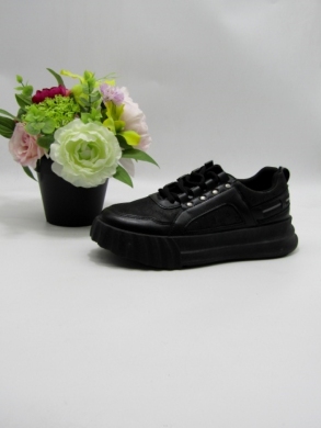 Buty sportowe damskie na płaskim (36-41) VL169 ALLBLACK