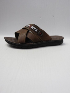 Klapki męskie (41-46) 2673-9 BROWN