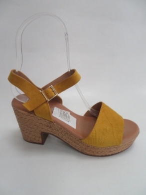 Sandały damskie na obcasie (36-41) EX-16 YELLOW