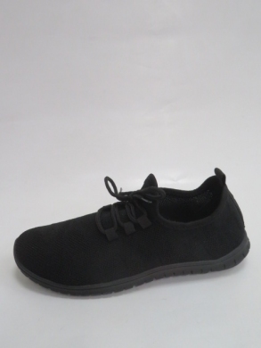 Buty sportowe damskie na płaskim (36-41) W808-1 BLACK