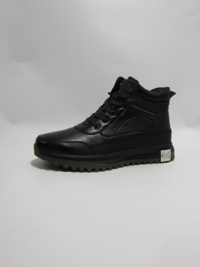 Botki męskie ocieplane (40-45) 63501-1 BLK