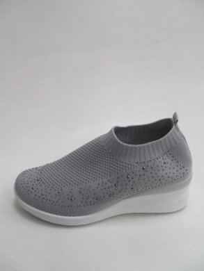 Buty sportowe damskie na koturnie (36-41) 8141 GREY